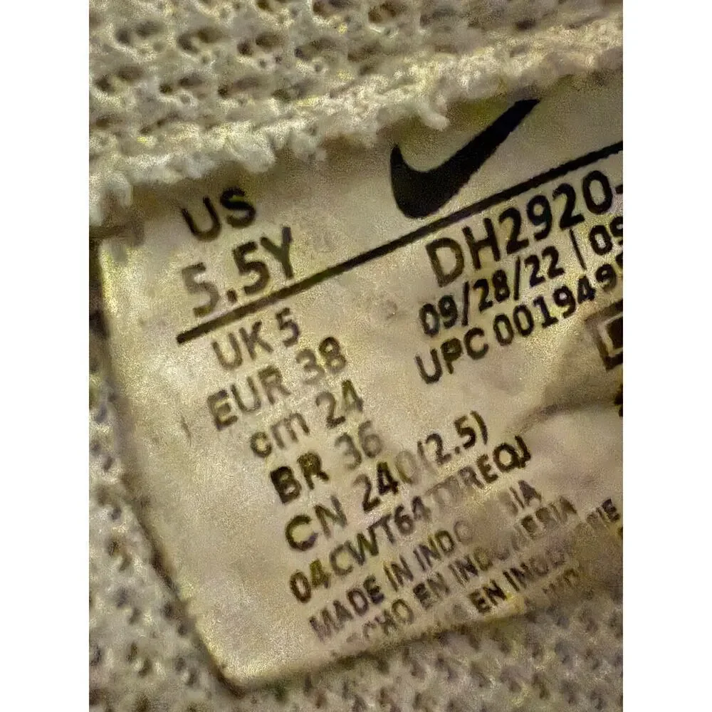 NIKE Air Force 1 White Sneakers Youth size 5.5